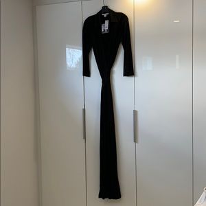 Diane von Furstenburg floor length wrap dress